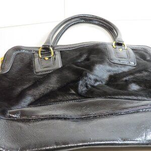 Mania Genuine Leather Poni Hair Bag Made in Italy